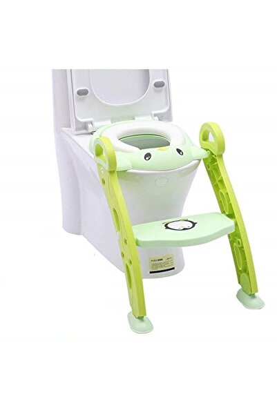 Little Mom Pinguin Green step-down toilet reducer