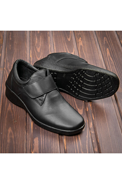 Tellus Women's Leather Extra Wide "TELLUS" 02-22, Black