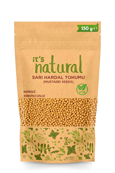 it's Natural Sarı Hardal Tohumu 150 G Katkısız