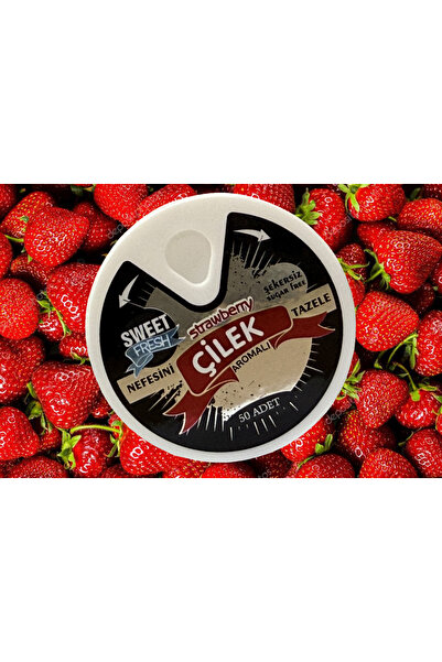 Sweet Fresh Strawberry Flavored Sugar 10 Gr *Pack of 12