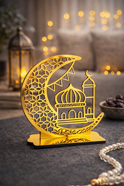 vera dizayn lazer kesim ve markalama Ramazan Ayı Özel Hilal Cami Pleksi Dekor...