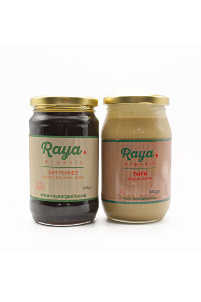 Raya Organik Organik Tahin ve Pekmez Avantaj Paket (Tahin 340 gr - Dut Pekmez...