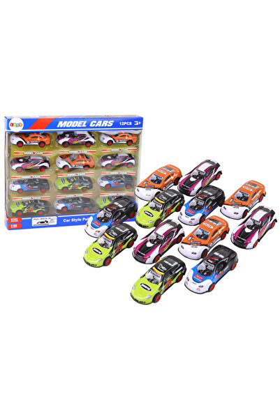 Three top online Set of Sports Cars 1:55 With Friction Drive, 12 Colorful Pieces