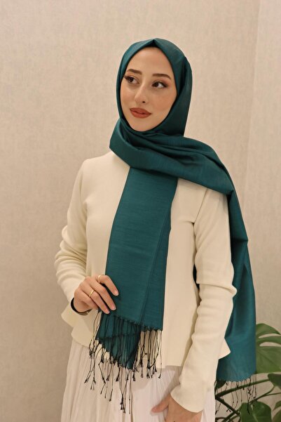 Şalland Crony Shawl Petrol Green