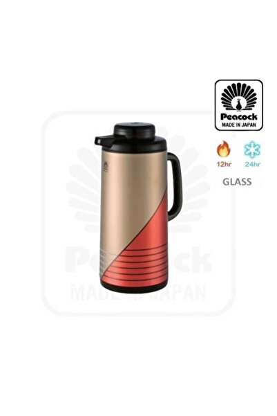 Generic Japanese Tea Thermos 1 Liter Brown / Black (Pressure)