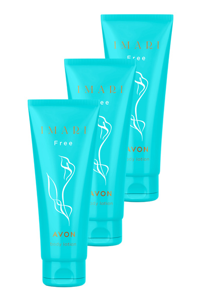 AVON Imari Free Vücut Losyonu 125 Ml. Üçlü Paket