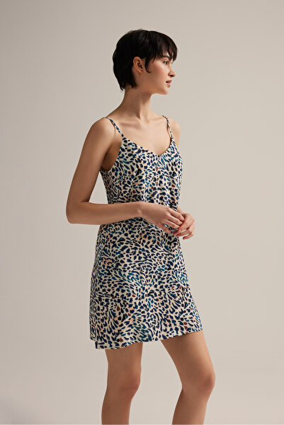 Hays Kadın Dokuma Ayarlanır İp Askılı V Yaka Elbise