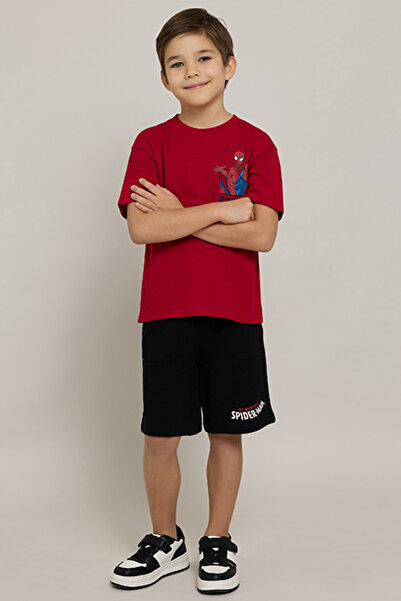 R&B Boy's Multicolor Spider-Man Print Clothing Set