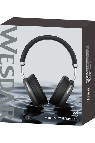 Wesdar K-283H Bluetooth Kulak Üstü Katlanabilir Taşıma Çantalı Kulaklık