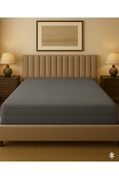 Miabella Home 100% Cotton Dobby Double Elastic Fitted Sheet Soft Textured Sin...