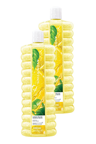 AVON Senses Lemon Burst Limon ve Reyhan Kokulu Banyo Köpüğü 1 Lt. İkili Paket