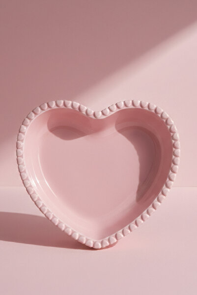 Karaca Pink Love Çukur Tabak Pembe 21 cm