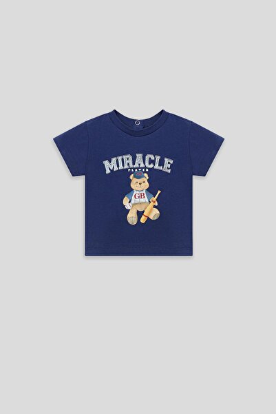 GB Baby تيشيرت BG Store Baby Boy باللون الأزرق الداكن