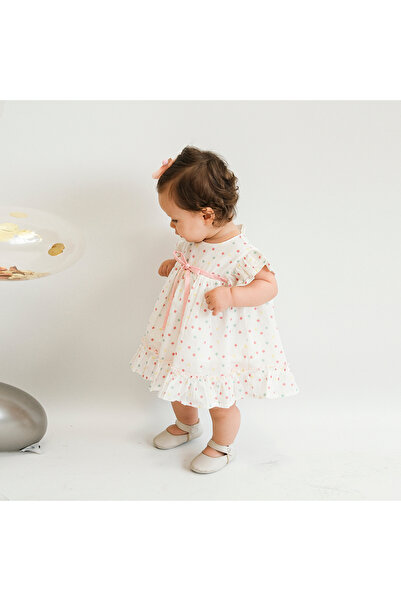 Coolimino 2-Piece Girls' Splashed Baby Set Shorts Dress