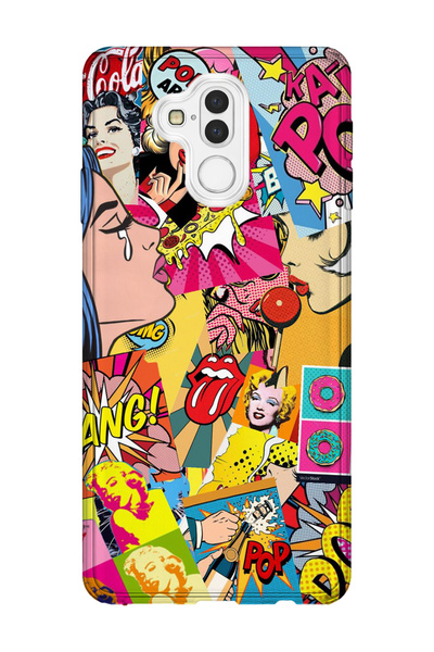 lelia حافظة هاتف شفافة مطبوعة متوافقة مع هاتف هواوي ميت 20 لايت |   مجموعة كو...