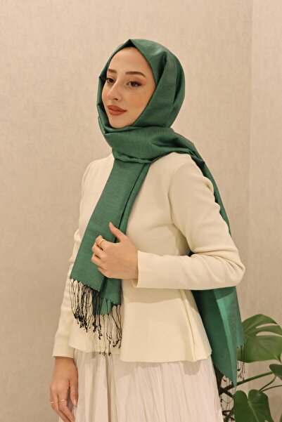 Şalland Crony Shawl Pine Green