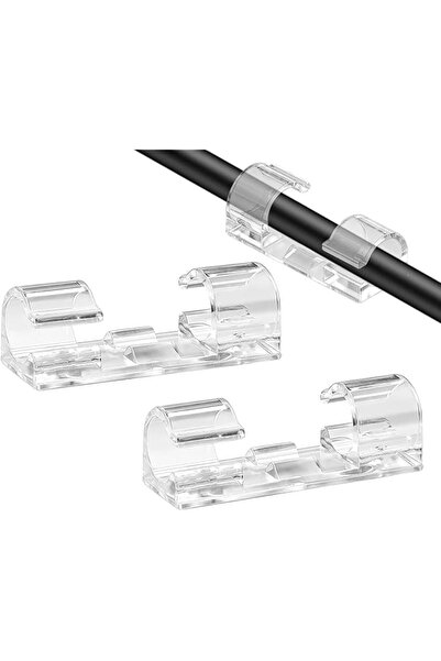 The Bros 50 Pcs Self Adhesive Cable Management Clips, Cable Organizers Sticky...