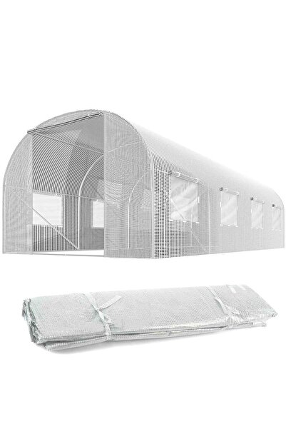 Other Folie pentru tunel de grădină 3x4.5m (13.5m2) alb Plonos