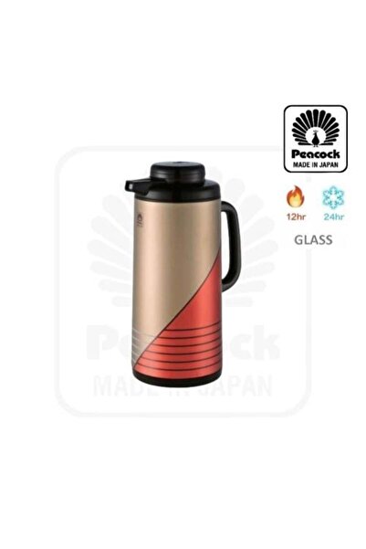 Generic Japanese Tea Thermos 1.9 Liters Brown/Black (Pressure)