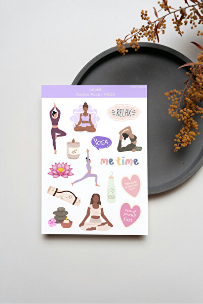 Papeit Yoga Sticker Sheet