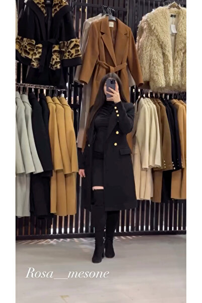 SERAY Thames Coat Black