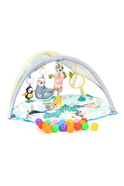 SMARTIC Κέντρο Δραστηριοτήτων Smartic, 5 Κρεμαστά Παιχνίδια και Πολύχρωμες Μπ...