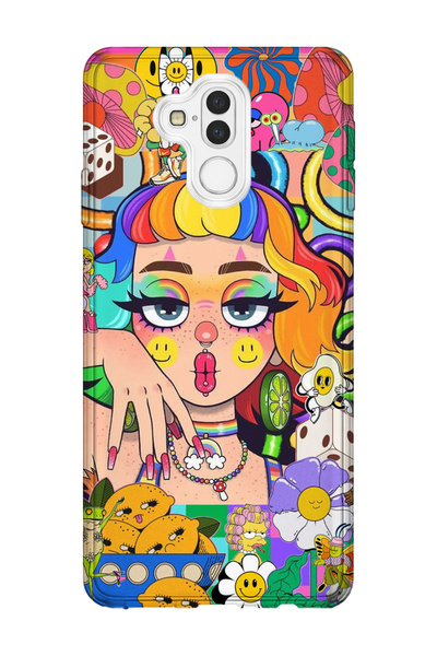 lelia حافظة هاتف شفافة مطبوعة متوافقة مع هاتف هواوي ميت 20 لايت |   مجموعة كر...