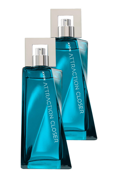 AVON Attraction Closer Erkek Parfüm Edt 75 Ml. İkili Paket