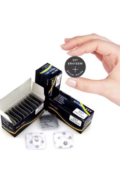 GÜMRÜK BEY 337 SR416SW Mikro Düğme Pil - 10 Adet Ekonomik Paket