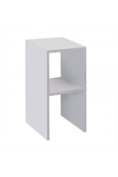 Talis Deseo Bedside Table White 30x30x60 cm