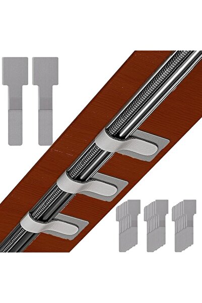 The Bros ربطات كابلات قابلة لإعادة الاستخدام، 50 قطعة من ربطات الكابلات ذاتية...