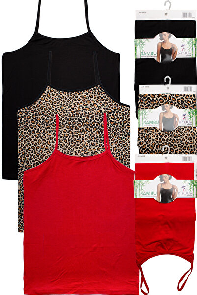 B'YOU life 3 Pieces of L Stretch Fabric Bamboo Women's Tank Tops with String ...