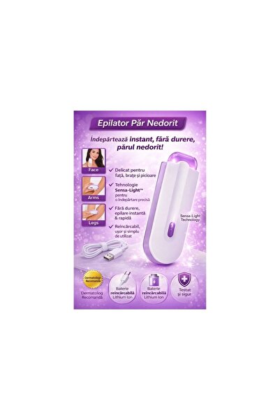 OEM Dispozitiv de epilare reîncărcabil cu tehnologie Sensa-Light