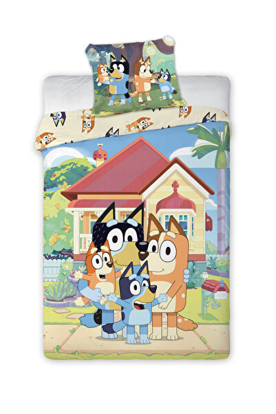 bluey Family Home Children's Duvet Cover Set set for kindergarten 100x135cm, ...