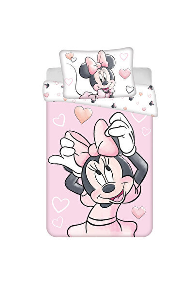Minnie Mouse Disney Minnie Blush Pink lenjerie de pat pentru copii 100×135 cm...
