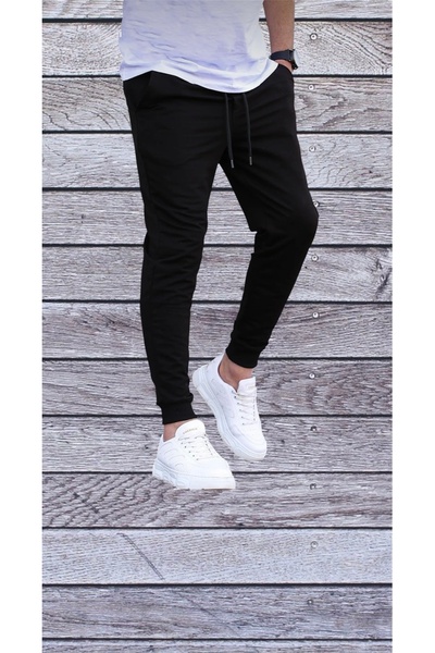 SAAT TEKSTİL Comfortable Fit Sweatpants – Casual & Sporty (Ribbed Cuffs)