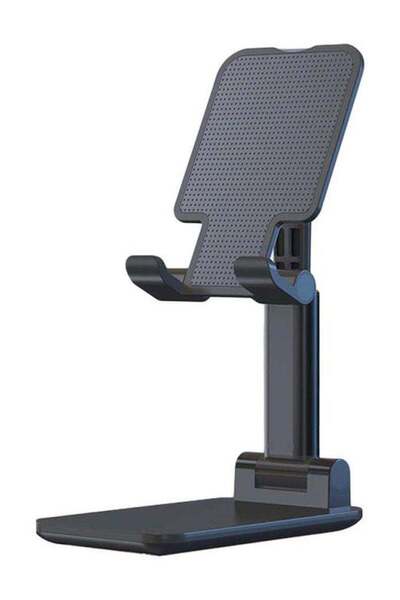 Generic حامل هاتف مكتبي قابل للطي باللون الأسود