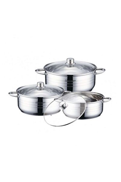 Bachmayer Induction Cookware Set, Bachmayer, Stainless Steel, 6 Pieces, Silver