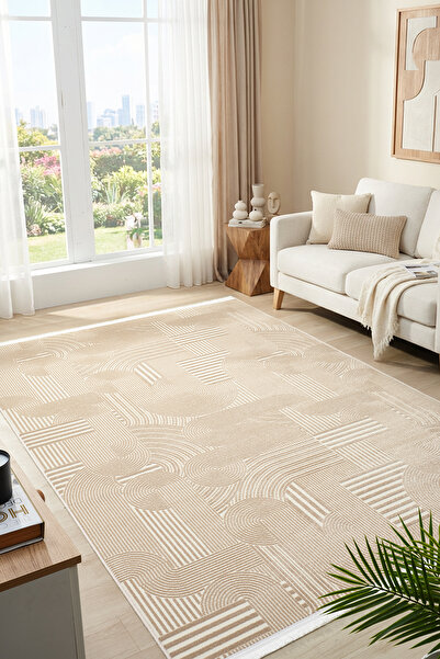 Mariesse Home Agra Serisi Akrilik Dokuma Salon Mutfak Yolluk Makine Halısı