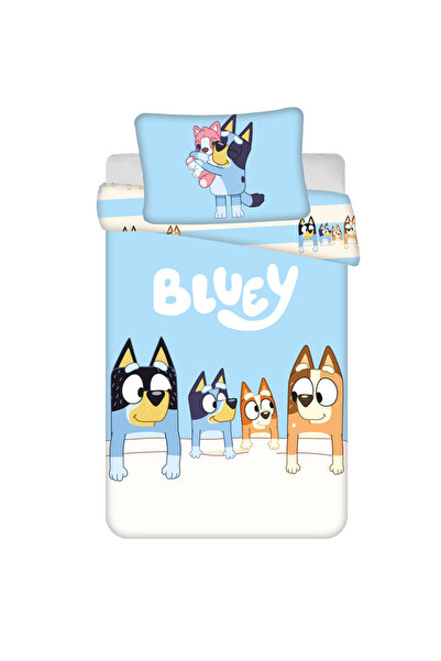 bluey Family lenjerie de pat pentru copii 100×135 cm, 40×60 cm