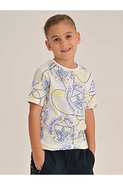 Fenerium ÇOCUK TRIBUN LOGO PATTERNLİ TSHIRT