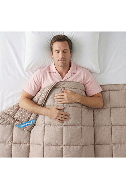 OTHELLO Easy-To-Use Double Duvet 195X215 cm Orange - Dormio Trigo Series