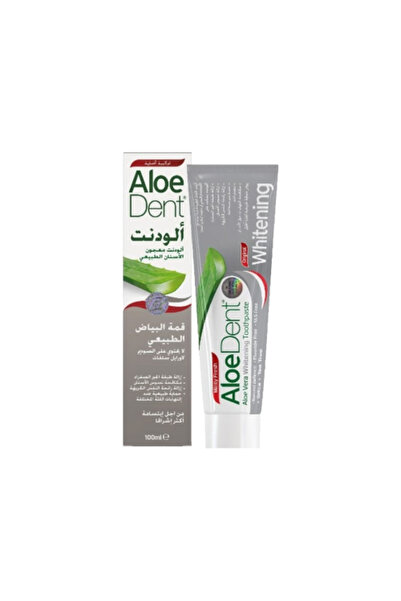 AloeDent الودنت - معجون أسنان-المبيض 100 مل ALOE DENT T/P (WHITENING) 100ML