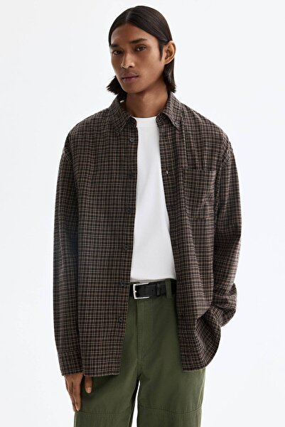 H&M Pamuklu Gömlek Relaxed Fit