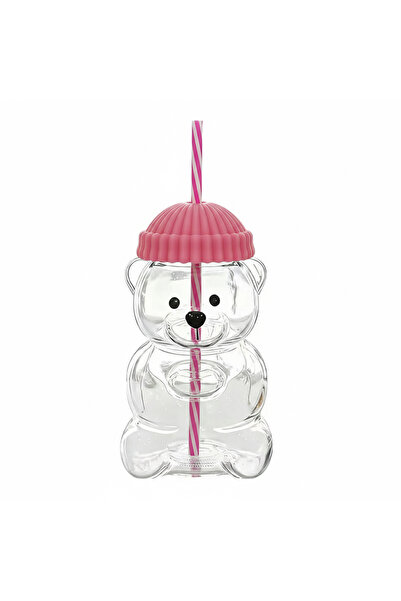 Junjubi Yüksek Kaliteli Borosilikat Bearista Cam Ayıcık Kupa 500 ml