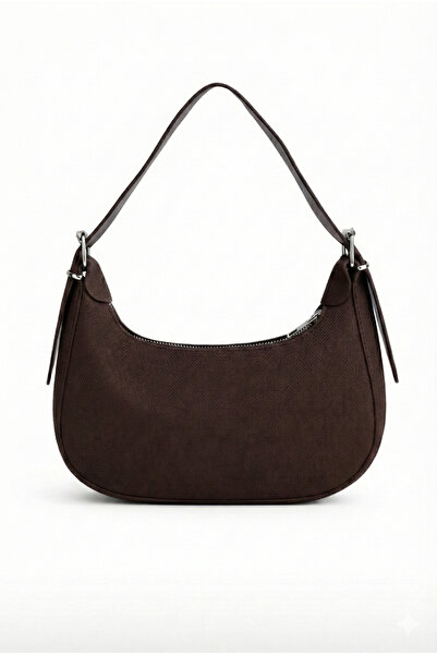 REVENKO Pera Women's Baguette Daily Shoulder Bag Brown