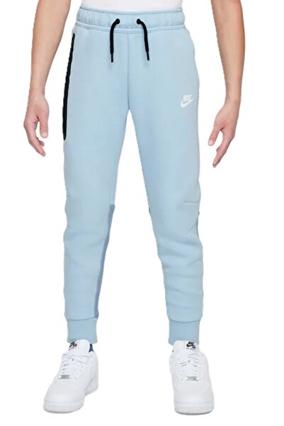 Nike Sportswear Tech Fleece Kids Pant Blue Children's Sweatpants with Zipper ...