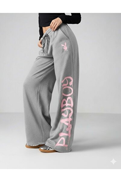 COMANCHERO Unisex Playboy Printed Baggy Cut Wide Leg Summer Tracksuit