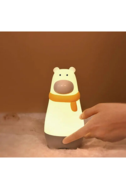 Well Rechargeable and Dimmable LED Night Light ALBERT-G, Gray, 4 LEDs, 4 W, 1...