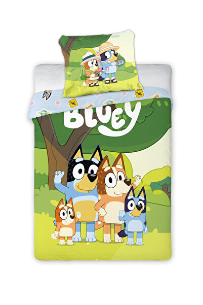 bluey Family Snuggle Duvet Cover Set for children, kindergarten 100×135cm, 40...
